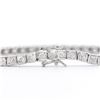 Image 2 : Plated Rhodium 0.32ctw Diamond Bracelet