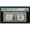 Image 1 : 1935E $1 STAR Silver Certificate PMG 66EPQ
