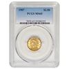 Image 1 : 1907 $2.5 Liberty Gold Coin PCGS MS65