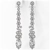 Image 2 : 2.5 ctw Marquise Cut Diamond Designer Earrings 18K White Gold - REF-351Y9X