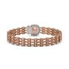 Image 3 : 27.48 ctw Morganite & Diamond Bracelet 14K Rose Gold - REF-402W9H