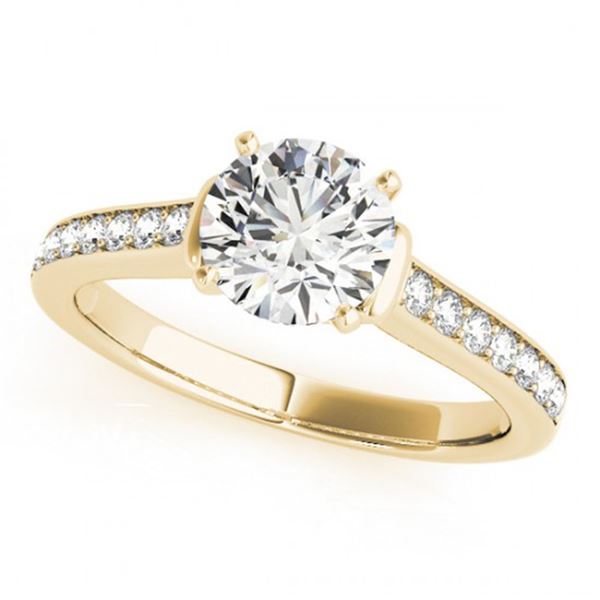 1.5 ctw Certified VS/SI Diamond Ring 18k Yellow Gold - REF-289A2N