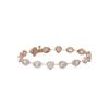 Image 1 : 6.3 ctw Mix Cut Diamonds Designer Bracelet 18K Rose Gold - REF-891Y8X