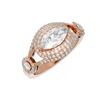 Image 3 : 2.11 ctw Marquise Diamond Ring 18K Rose Gold - REF-498R8K