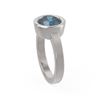 Image 2 : 2 ctw Intense Blue Diamond Ring 18K White Gold - REF-527Y3X
