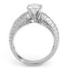 Image 2 : 1.26 ctw Certified VS/SI Diamond Ring 18k White Gold - REF-298M5G