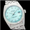 Image 1 : Rolex Men's Stainless Steel, QuickSet, Diamond Dial with Fluted Bezel