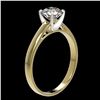 Image 3 : 1.03 ctw Certified Quality Diamond Engagment Ring 10k Yellow Gold - REF-139W2H