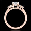 Image 2 : 1.5 ctw VS/SI Diamond Solitaire Ring 18k Rose Gold - REF-409K3Y