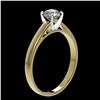 Image 3 : 0.78 ctw Certified Quality Diamond Engagment Ring 10k Yellow Gold - REF-68G2W