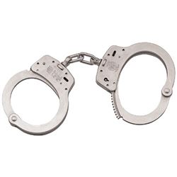 S& W 100 HANDCUFFS NICKEL