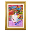 Image 1 : Peter Max, "Blushing Beauty" Framed One-Of-A-Kind Acrylic Mixed Media (34.5" x 4