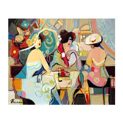 Isaac Maimon - "Remarkable Moments" Original Acrylic Painting on Canvas, Hand Si