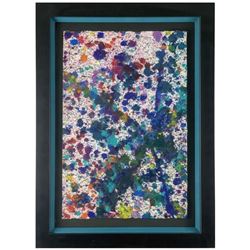 Wyland, "Soft Coral 8" Hand Signed Original Painting on Paper with Letter of Aut