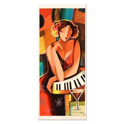 Michael Kerzner, "The Pianist" Limited Edition Serigraph, Numbered and Hand Sign