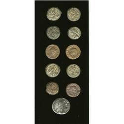 Ancient Lots: Lot of eleven coins from Egypt. In