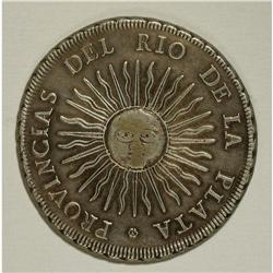 Argentina: Rio de la Plata 8 Reales 1813-J PTS,