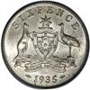 Image 2 : Australia: George V Sixpence 1935, KM25, MS66 PC
