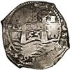Bolivia: Felipe IV cob 8 Reales 1653PH-E, KM21,