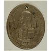 Bolivia: Oval Proclamation silver medal 1865, ho