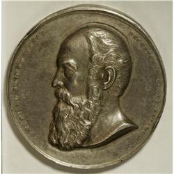 Bolivia: Large silver medal 1867 by F. Paquet, h