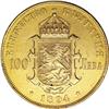 Image 2 : Bulgaria: Prince Ferdinand I gold 100 Leva 1894K
