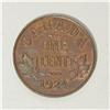 Image 2 : Canada: George V Cent 1924, KM28, choice red & b