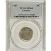 Canada: George V 5 Cents 1927, KM29, MS64 PCGS,