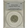 Canada: George VI Specimen 5 Cents 1947 Maple Le