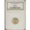 Canada: George V 10 Cents 1929, KM23a, MS64 NGC,