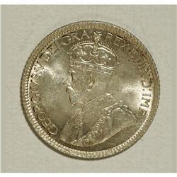 Canada: George V 10 Cents 1930, KM23a, choice UN