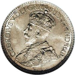 Canada: George V 10 Cents 1933, KM23a, MS64 NGC,