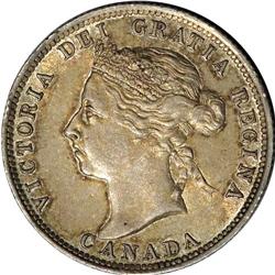 Canada: Victoria 25 Cents 1892, KM5, choice tone