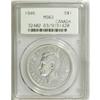 Image 1 : Canada: George VI Dollar 1946, KM37, MS63 PCGS,