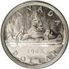 Image 2 : Canada: George VI Dollar 1947 Maple Leaf, KM37,