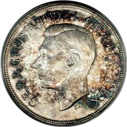 Canada: George VI Specimen Dollar 1948, KM46, Sp