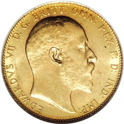 Canada: Edward VII gold Sovereign 1910C, KM14, M