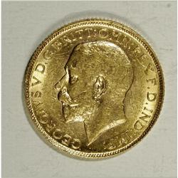 Canada: George V gold Sovereign 1914C, KM20, nic