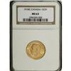 Image 1 : Canada: George V gold Sovereign 1918C, KM20, MS6