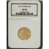 Canada: George V gold 5 Dollars 1914, KM26, AU58