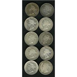 Canada: Victoria 20 and 25 Cents Selection, 20 C