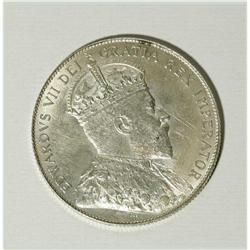 Canada: Victoria & Edward VII 50 Cents Pair, 187