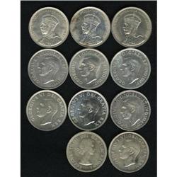 Canada: Collection of Silver Dollars, 1935 (3),