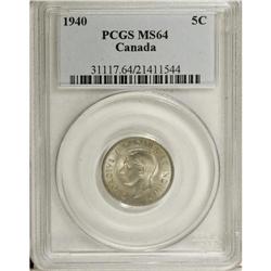 Canada: George VI - PCGS Certified Pair, 5 Cents