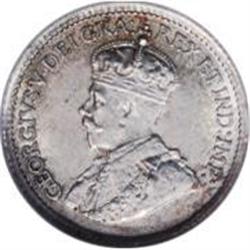 Canada: Newfoundland. George V 5 Cents 1917C, KM