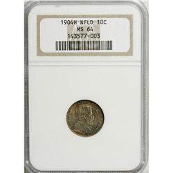 Canada: Newfoundland. Edward VII 10 Cents 1904H,