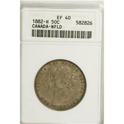 Canada: Newfoundland. Victoria 50 Cents 1882H, K