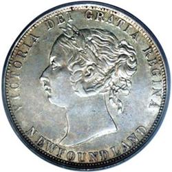 Canada: Newfoundland. Victoria 50 Cents 1885, KM