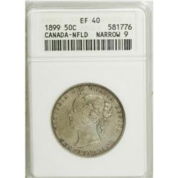 Canada: Newfoundland. Victoria 50 Cents 1899 Nar