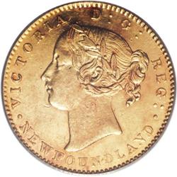 Canada: Newfoundland. Victoria gold 2 Dollars 18